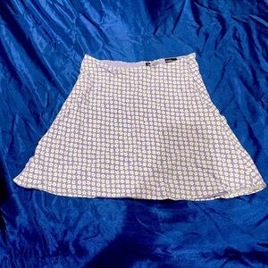 H&M purple flower skirt